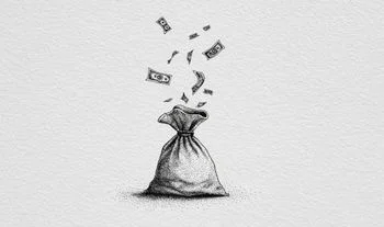 money in a bag 