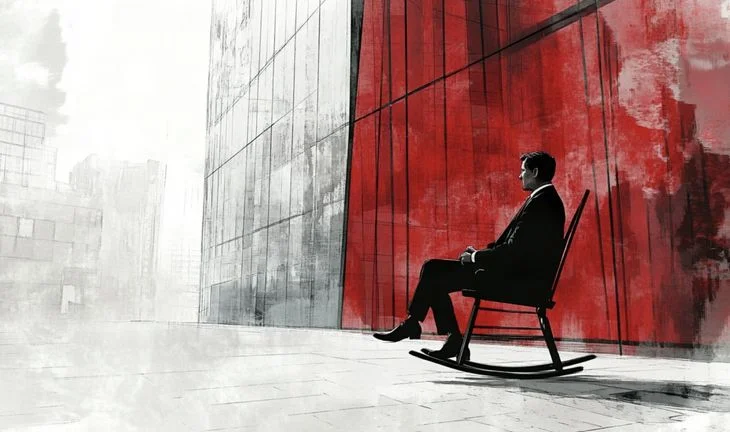 banker on a rocking chair