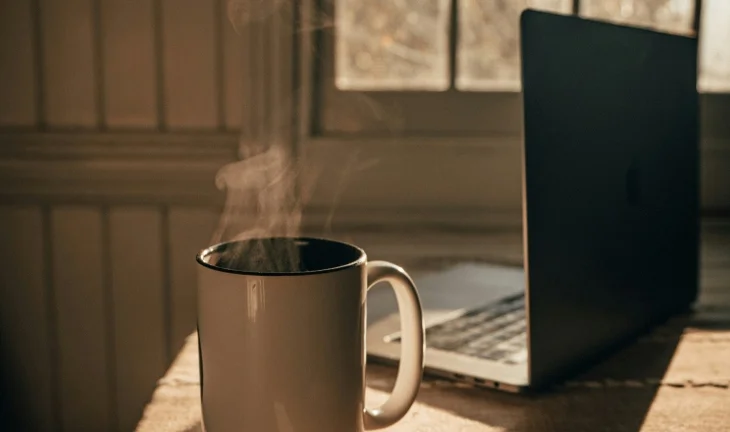 Home office laptop