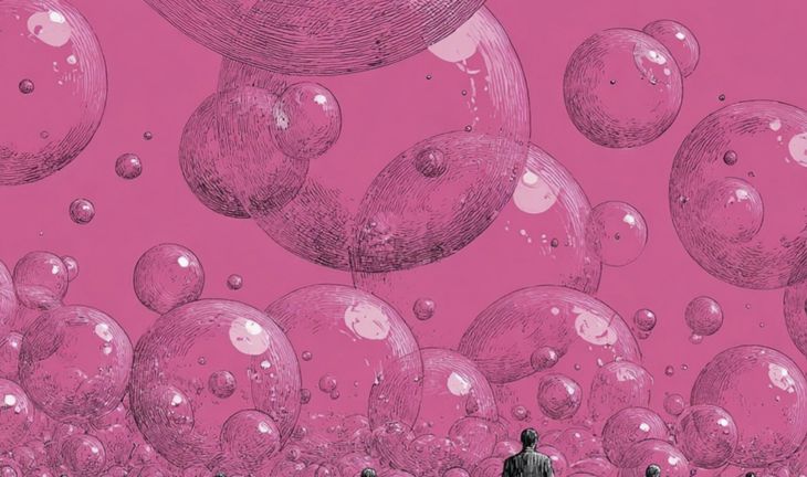 pink bubbles 