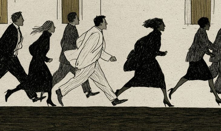 some bankers running 