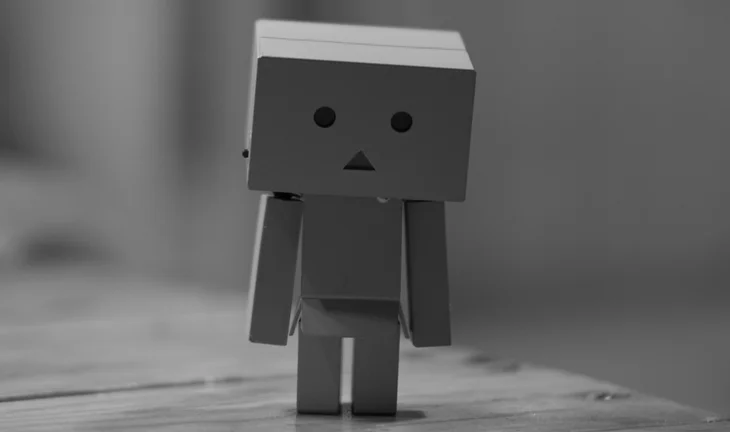 sad box man