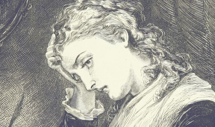 a woman crying 