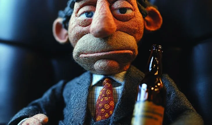 A goldman sachs banker getting on a plane while drunk